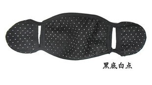 加厚素色點點耳罩口罩二合一 日韓熱賣冬季保暖 防塵口罩批發14