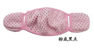 加厚素色點點耳罩口罩二合一 日韓熱賣冬季保暖 防塵口罩批發16
