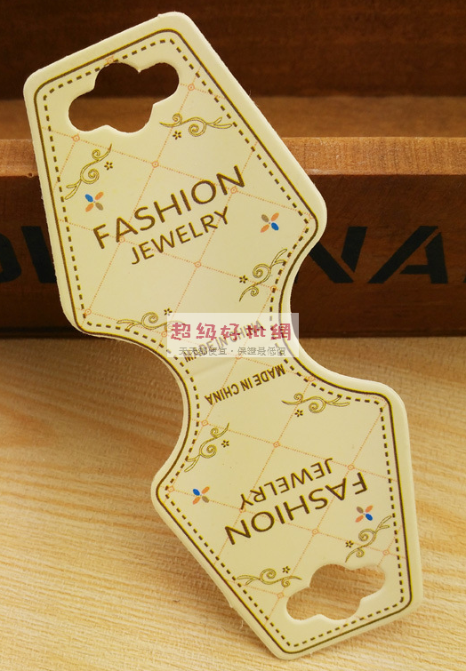 (200入)賣家助手 可愛飾品 髮飾 包裝紙卡 標籤吊卡 批發1