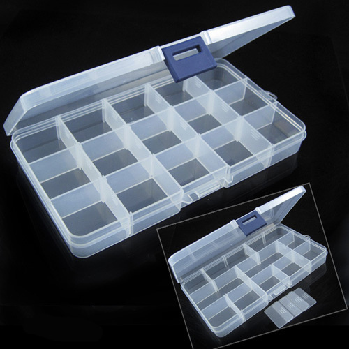 透明收納盒 24格可拆卸 化妝首飾盒 藥品盒 家居必備2