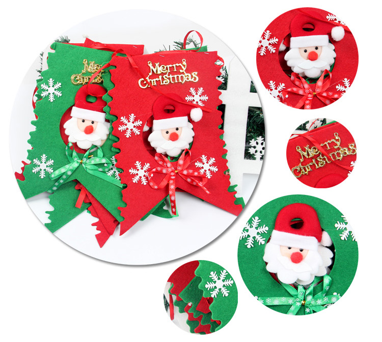 (2入)聖誕節裝飾品 聖誕拉旗 DIY聖誕拉旗 聖誕八面旗 聖誕飯店裝飾品10
