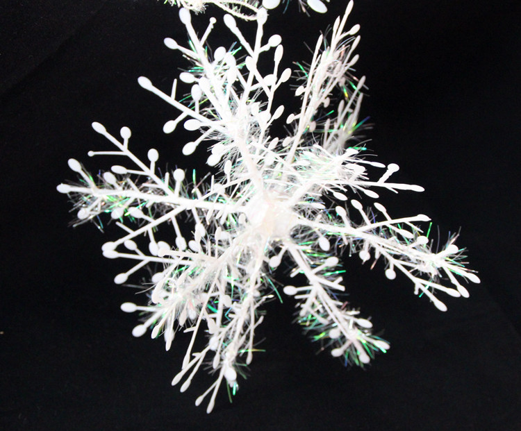 (10入)聖誕雪花片吊飾 聖誕節裝飾 活動用品 立體雪花串1