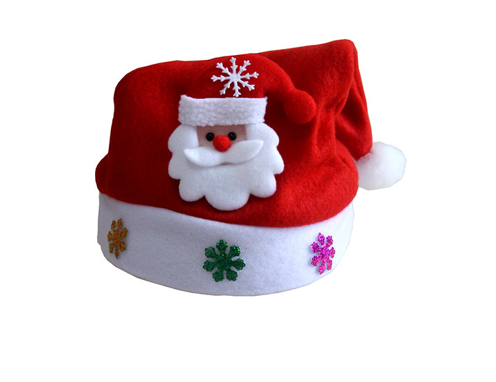 (12入)聖誕帽兒童款 聖誕老人 雪人 麋鹿 兒童聖誕帽1
