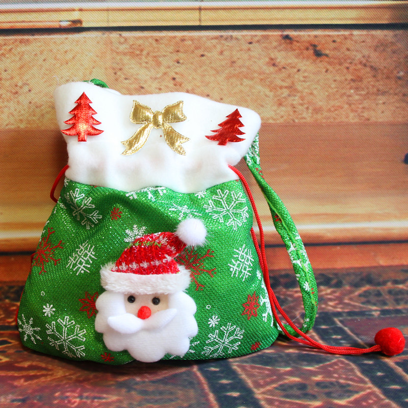 (2入)聖誕裝飾品 聖誕老人禮物袋 聖誕糖果袋 聖誕禮品袋2