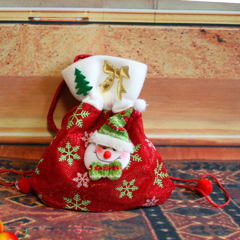 (2入)聖誕裝飾品 聖誕老人禮物袋 聖誕糖果袋 聖誕禮品袋3
