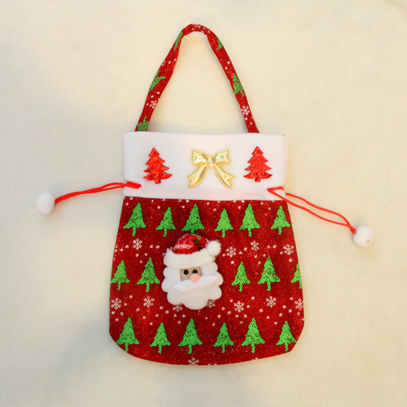 (2入)聖誕裝飾品 聖誕老人禮物袋 聖誕糖果袋 聖誕禮品袋8