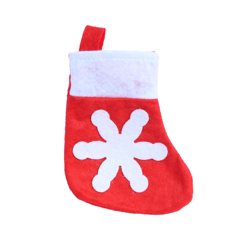 (12入)迷你小襪子 聖誕餐具套 刀叉套 聖誕裝飾品2