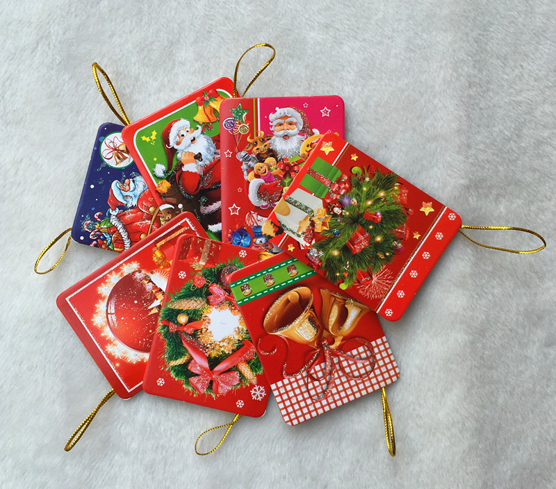 (2入)聖誕許願卡 聖誕賀卡 卡片 聖誕裝飾品 聖誕樹裝飾1