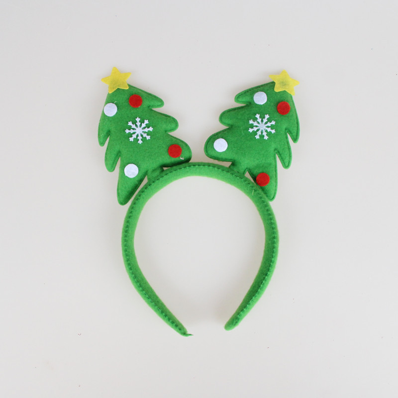 (4入)聖誕髮箍 聖誕樹頭箍 成人兒童頭箍 聖誕派對用品2