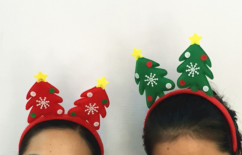 (4入)聖誕髮箍 聖誕樹頭箍 成人兒童頭箍 聖誕派對用品3