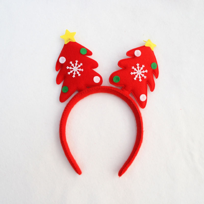 (4入)聖誕髮箍 聖誕樹頭箍 成人兒童頭箍 聖誕派對用品4