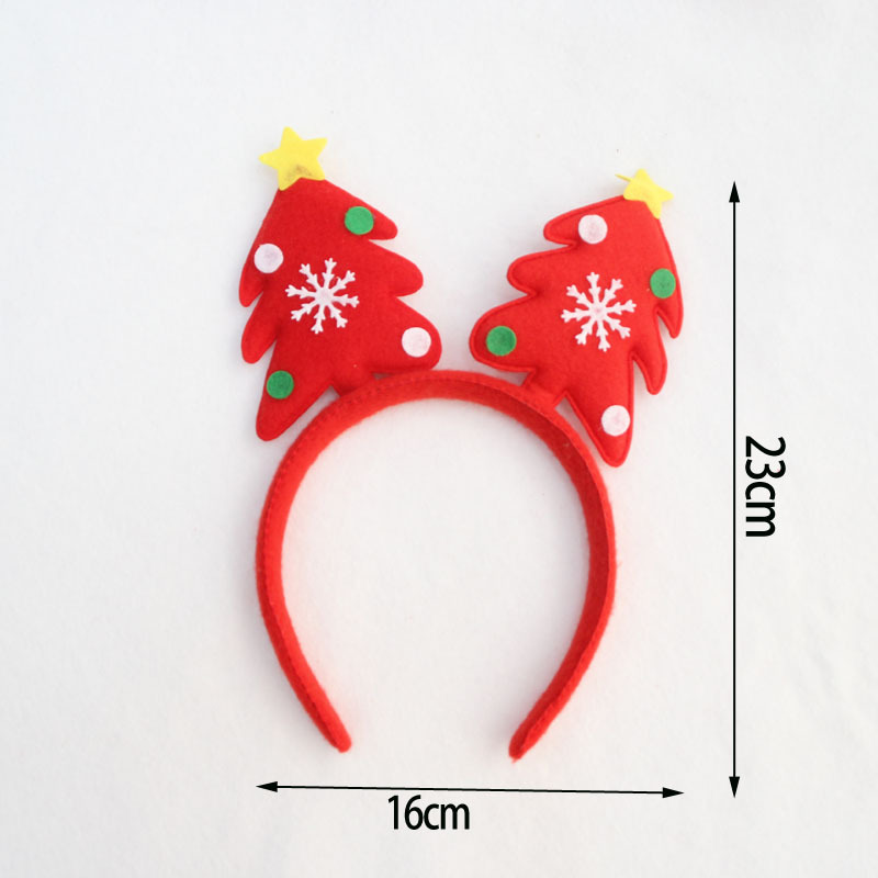 (4入)聖誕髮箍 聖誕樹頭箍 成人兒童頭箍 聖誕派對用品5
