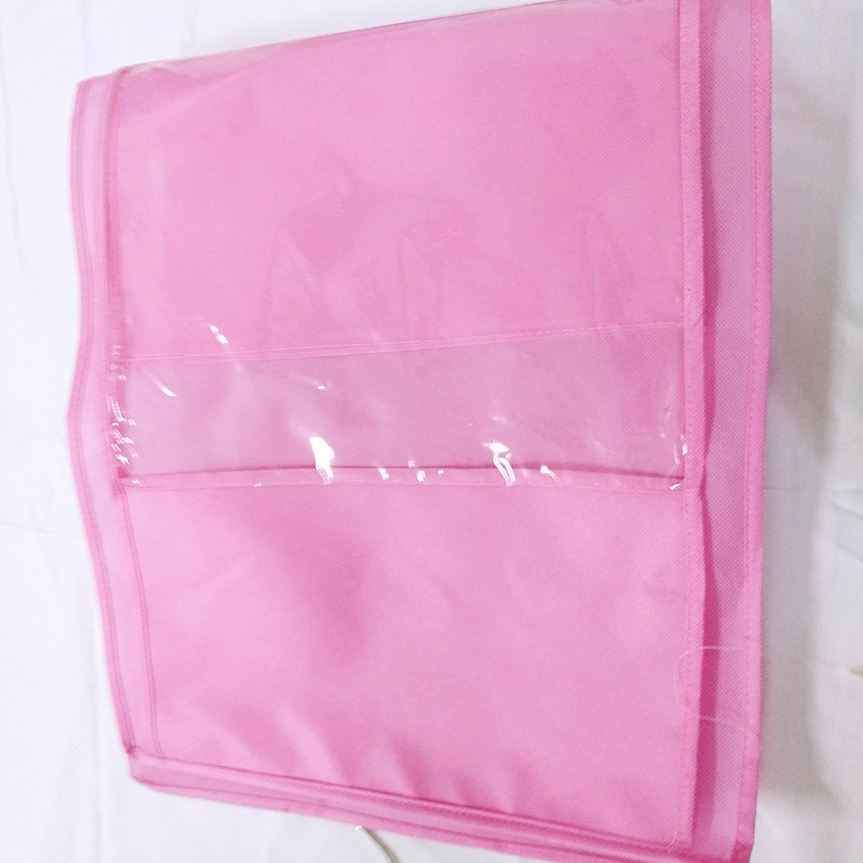 雙面透明包包收納掛架 儲物掛袋 無紡布懸掛式掛袋 透明防塵包包收納掛袋8