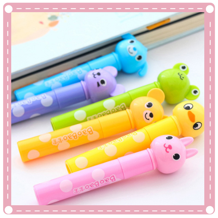 可愛螢光筆6件組 小學生彩色記號筆 兒童塗鴉筆3