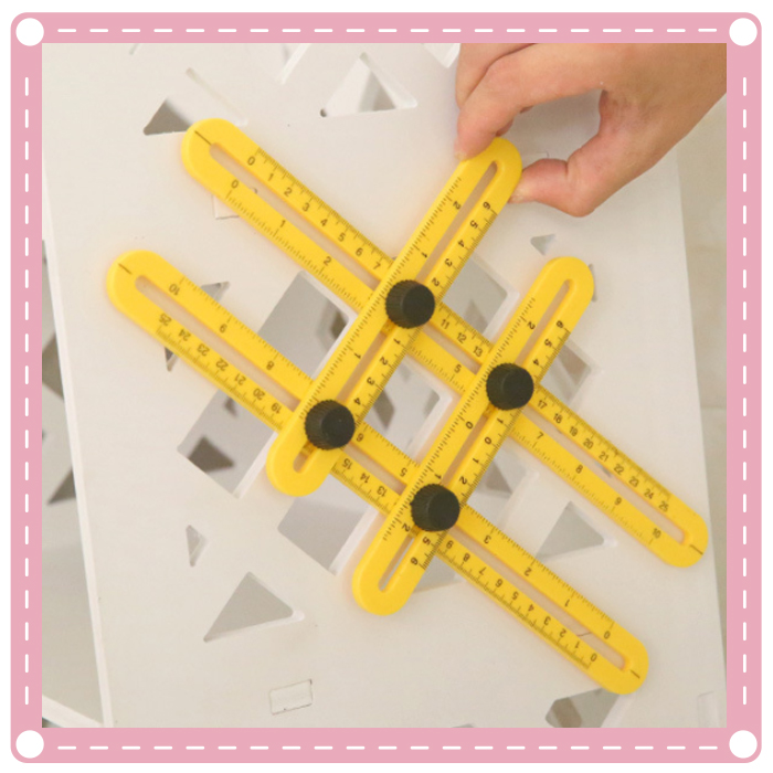 (3入)任意角度折疊尺 多用途多變可換四邊折尺 測量工具1