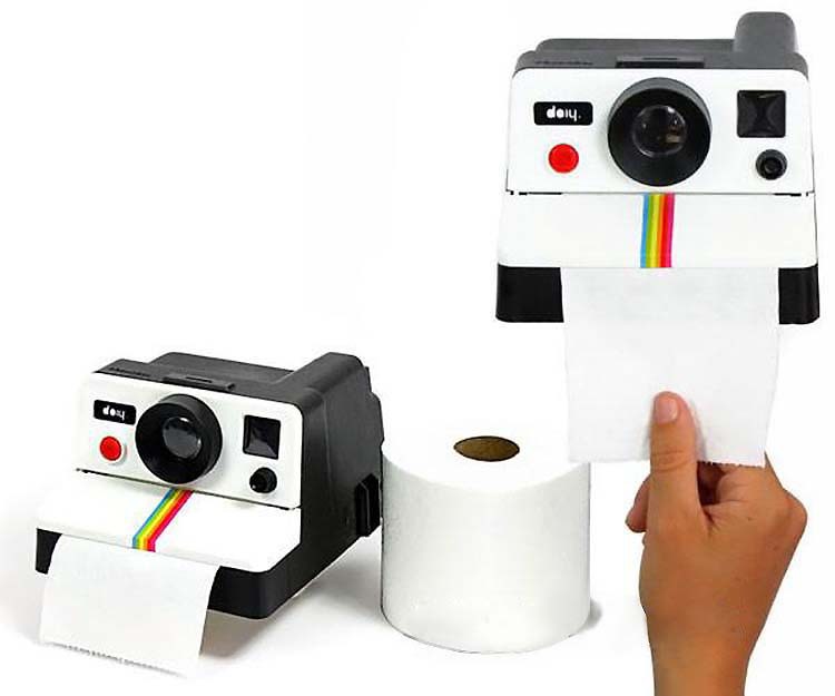 復古相機捲筒面紙盒 廁所必備捲筒紙巾盒 衛生紙收納盒3