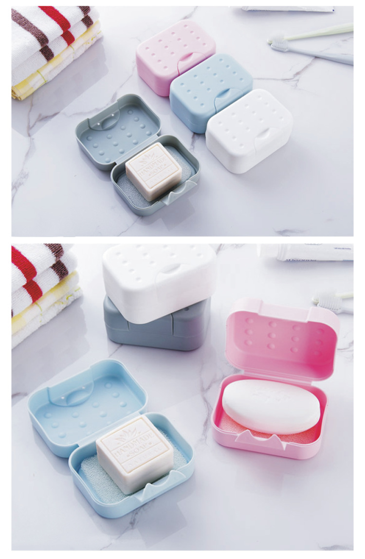 (3入)旅行必備密封香皂收納盒 方便攜帶防水海綿肥皂盒 香皂盒3