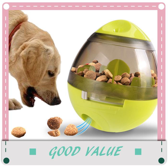 寵物不倒翁餵食玩具 可調節食物大小 創意互動狗狗玩具 餵食器4