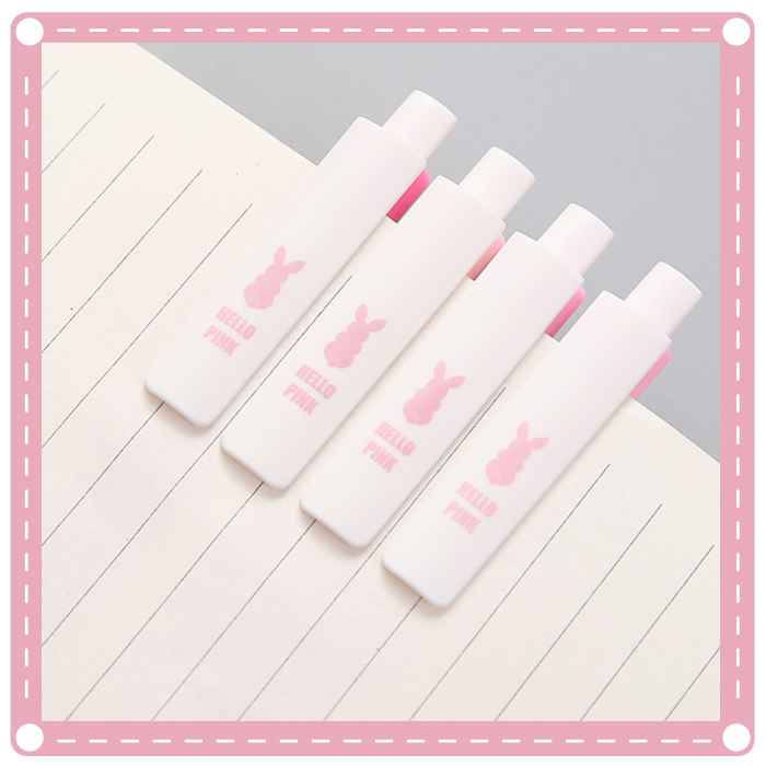 (10入)簡約粉色按壓式中性筆 磨砂材質可愛粉色原子筆 0.38圓珠筆 辦公必備文具 黑筆1