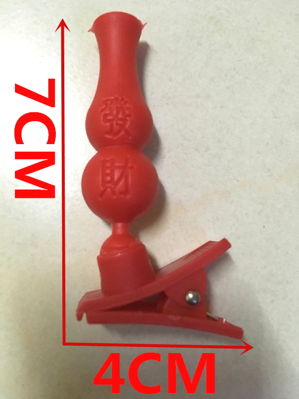 (24H出貨)拜拜專用紅色葫蘆造型插香器 中元普渡必備夾式插香器2