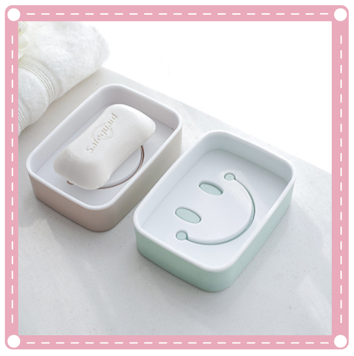 創意浴室必備笑臉香皂盒 微笑肥皂架 瀝水香皂置物架2