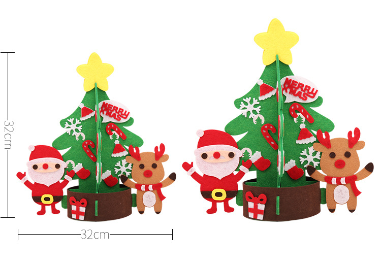 聖誕節必備 DIY裝飾聖誕樹 無紡布DIY裝飾聖誕樹 聖誕裝飾用品2