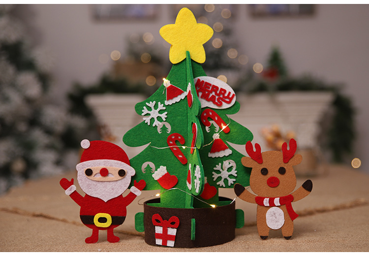 聖誕節必備 DIY裝飾聖誕樹 無紡布DIY裝飾聖誕樹 聖誕裝飾用品4