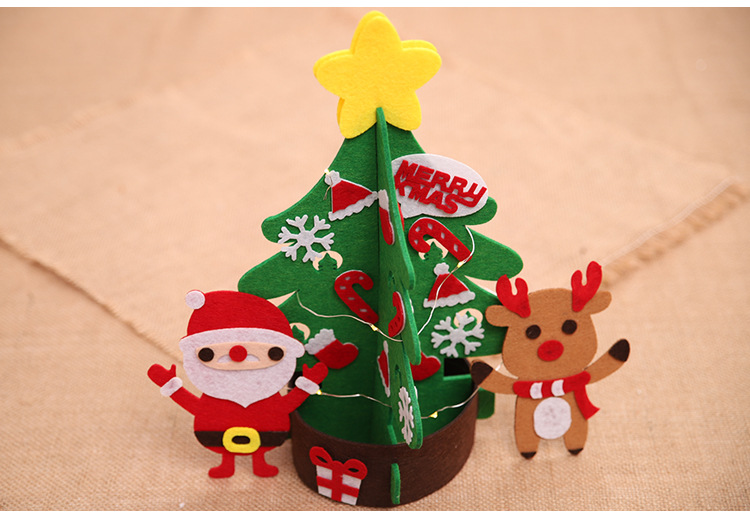 聖誕節必備 DIY裝飾聖誕樹 無紡布DIY裝飾聖誕樹 聖誕裝飾用品5
