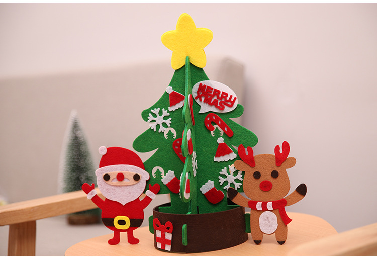 聖誕節必備 DIY裝飾聖誕樹 無紡布DIY裝飾聖誕樹 聖誕裝飾用品6