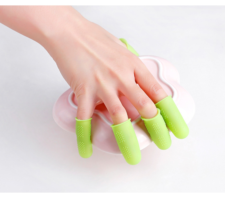 創意矽膠手指套 防燙防滑手套 工作必備保護手指 指套10