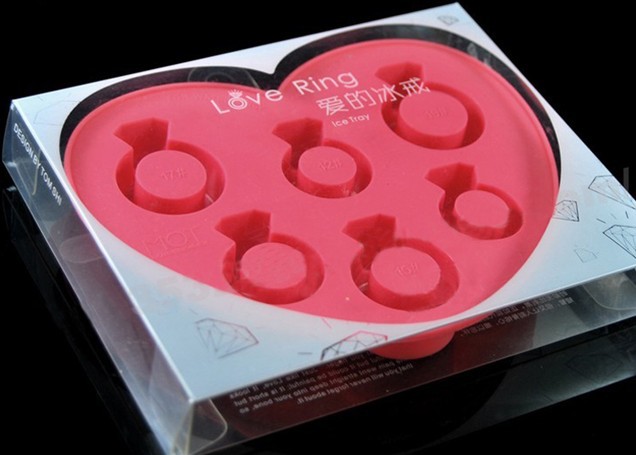 創意鑽戒造型製冰盒 戒指造型模具 情人節必備造型製冰盒1