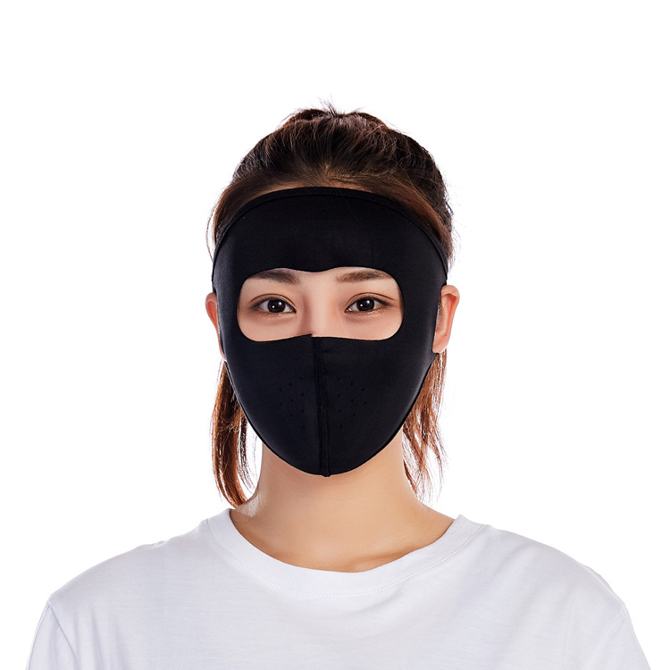 冰絲全臉防曬透氣口罩 機車族必備面罩 戶外防風防塵口罩9
