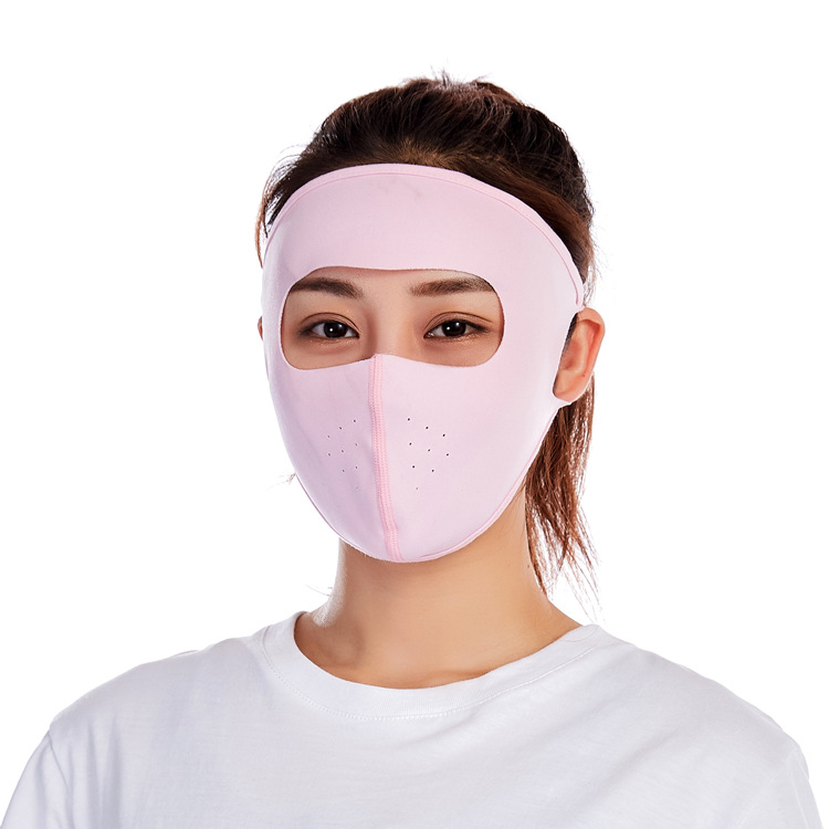 冰絲全臉防曬透氣口罩 機車族必備面罩 戶外防風防塵口罩8