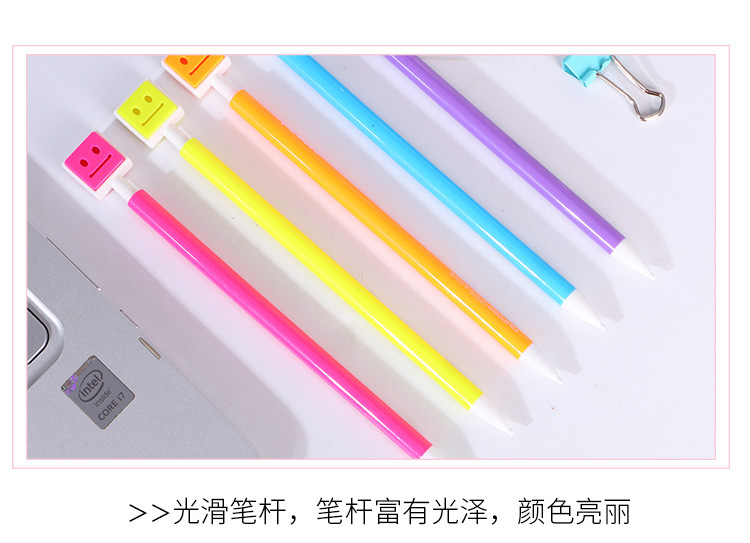 亮色機器人自動鉛筆 0.5mm 學生糖果色自動筆5