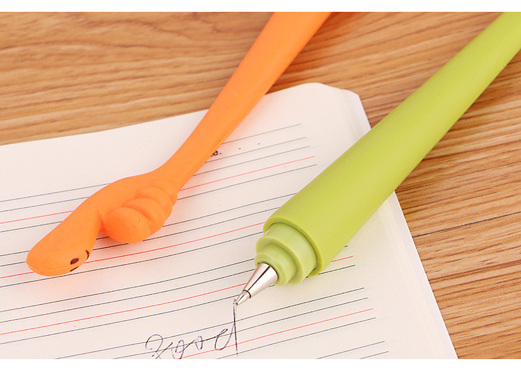 可愛手掌造型原子筆 創意可彎曲手指圓珠筆 站立桌面原子筆7