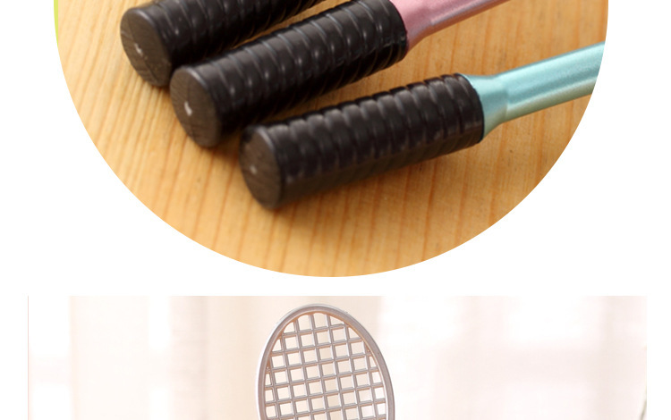 羽毛球拍造型中性筆 創意羽球拍圓珠筆 辦公文具用品 原子筆11