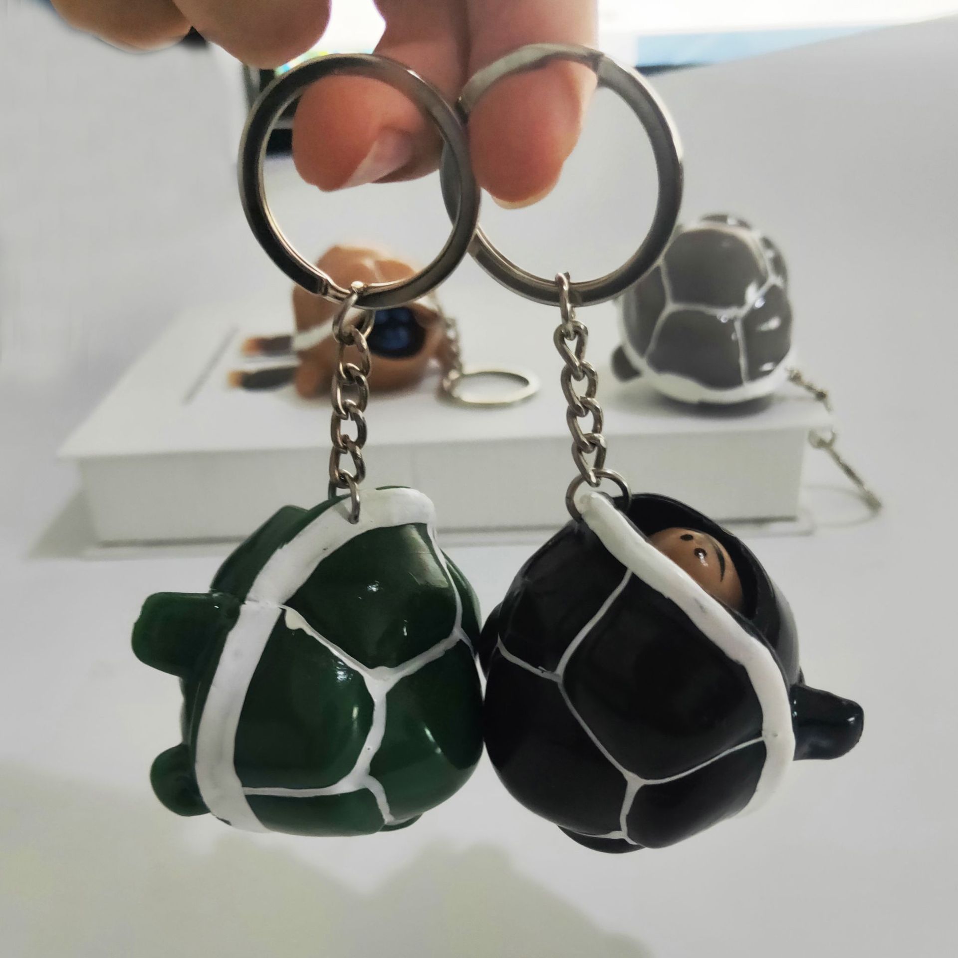 縮頭烏龜捏捏樂 可愛烏龜造型療癒玩具 創意吊飾小玩具2