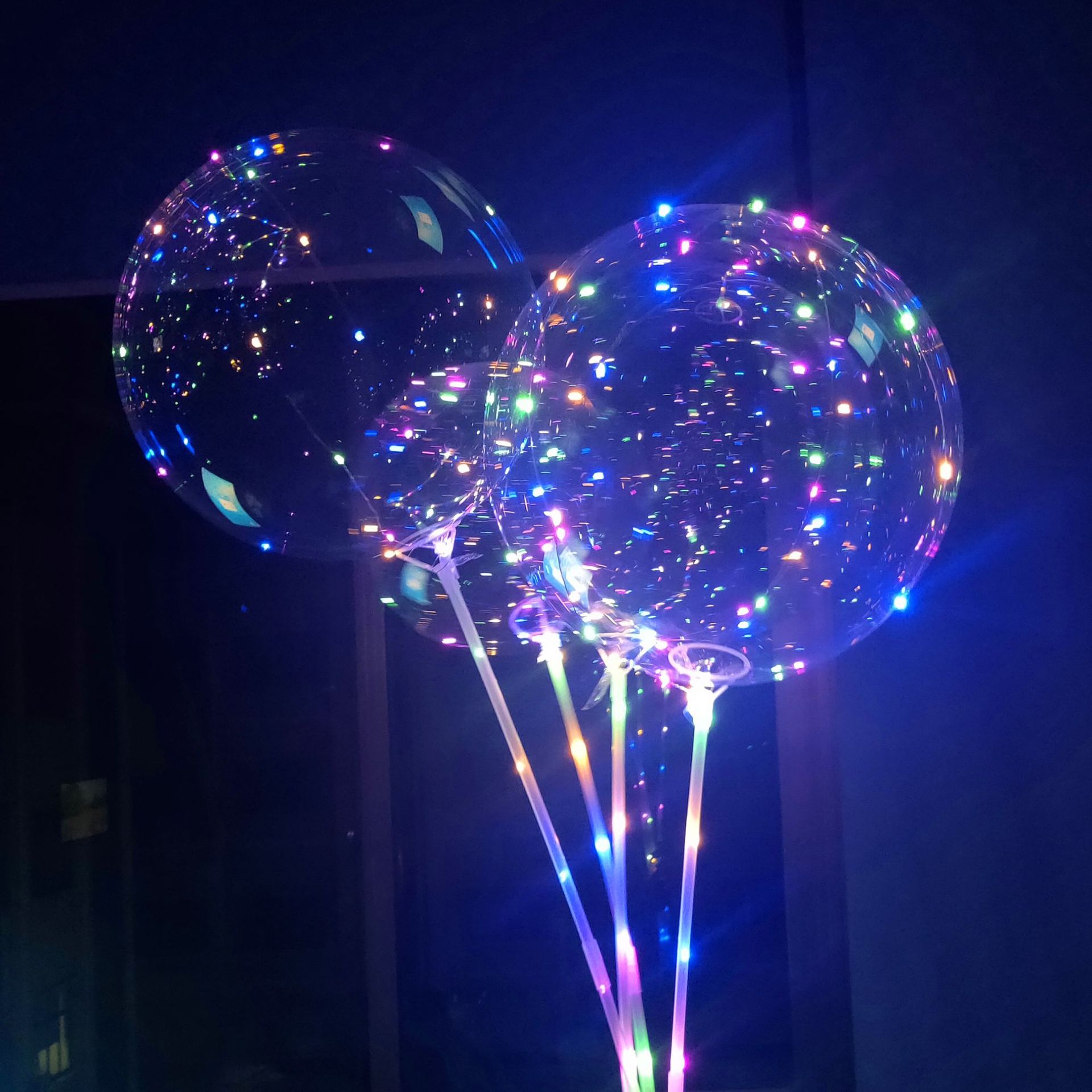 LED閃光20吋波波球 超夯LED燈光氣球 發光圓型氣球4