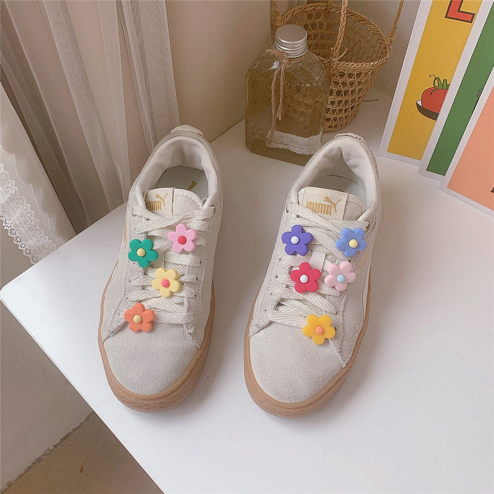 小清新花朵鞋扣 創意立體帆布鞋裝飾配件 可愛小花朵造型鞋帶裝飾9