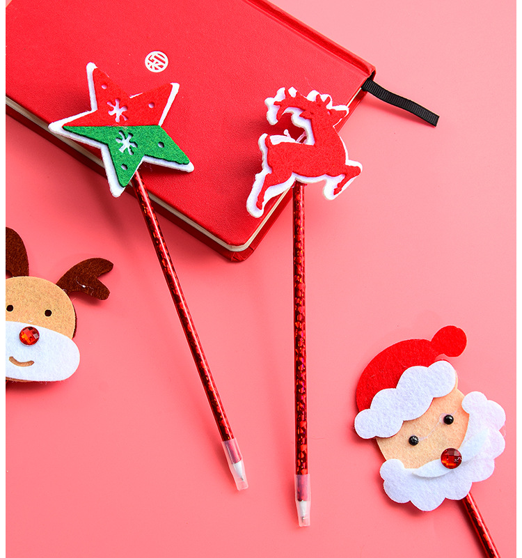 聖誕造型圓珠筆 可愛聖誕系列中性筆 創意聖誕節必備文具13