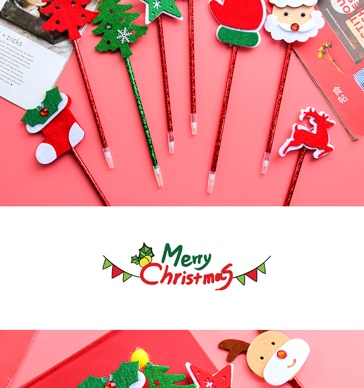 聖誕造型圓珠筆 可愛聖誕系列中性筆 創意聖誕節必備文具6