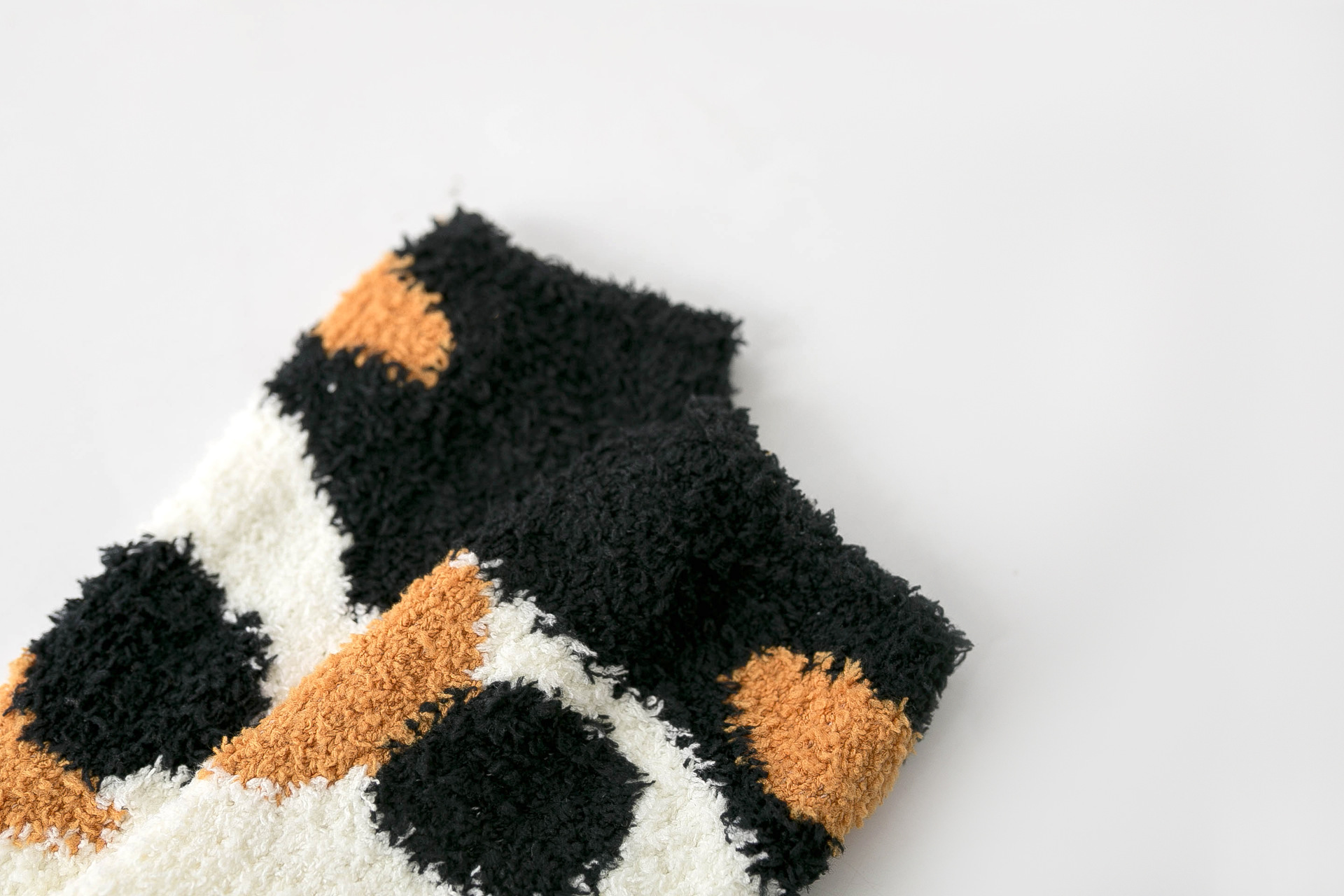 珊瑚絨貓爪中筒襪 可愛保暖冬季襪子 貓奴必備加厚中筒襪21