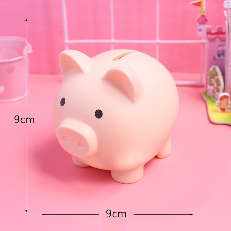 小豬造型存錢筒 創意多色可愛小豬存錢筒 小豬公 耐摔存錢筒2