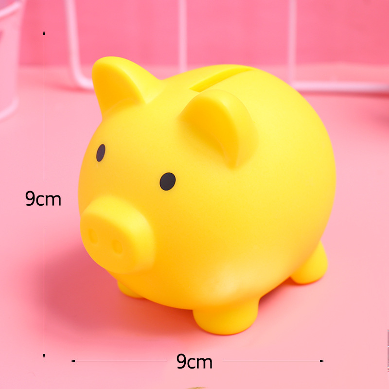 小豬造型存錢筒 創意多色可愛小豬存錢筒 小豬公 耐摔存錢筒3