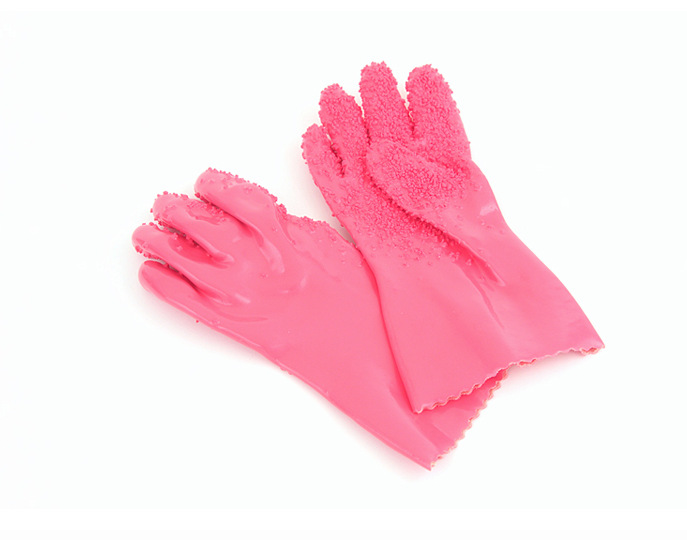 蔬果清潔手套 廚房必備防滑剝皮手套 多功能去皮手套 廚房手套0