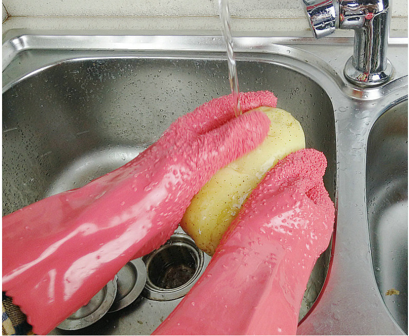 蔬果清潔手套 廚房必備防滑剝皮手套 多功能去皮手套 廚房手套10