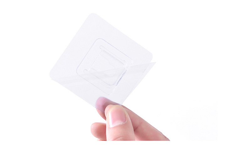 透明U型卡扣掛勾 卡扣置物架掛勾 壁掛式黏貼U型卡扣 掛鈎6
