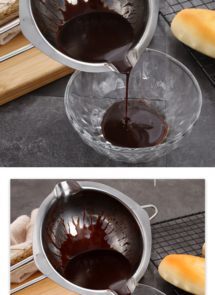 巧克力融化鍋 烘焙用具加熱鍋 隔水加熱鍋 多功能加熱融化鍋3