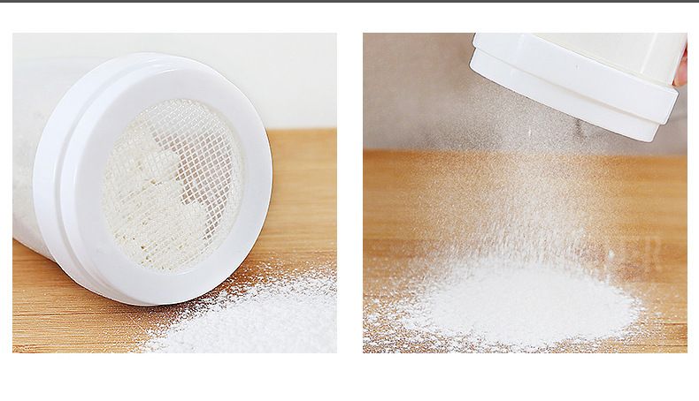 透明杯式灑粉器 創意烘焙用具灑糖粉器 居家必備麵粉篩9
