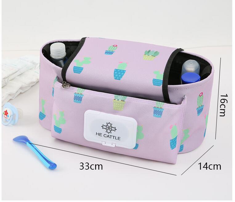 多功能推車掛袋 嬰兒推車分隔收納袋 創意多功能媽媽包 整理袋1